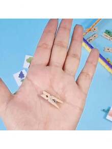 EstiloBARRILITO Micro Pinzas De Madera En Color Natural, Bolsa Con 45 Piezas. W060VersióN Mejorada - 1 - Ver 5