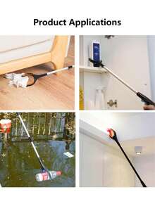 Aluminum Alloy Trash Picker Grabber Tool With 360° Rotating Claw - Heavy Duty Telescopic Reacher, Suitable For Elderly, Household And Cleaning - Multicolor - View 7