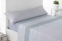 Kynley Bộ ga trải giường Pyrenees Heat, 100% Polyester, 3 món, ấm áp và mềm mại, phù hợp với giường 90/105/135/150/180 cm, chất lượng và độ bền, giặt máy, bộ ga trải giường Pyrenees nhiều màu sắc và kiểu dáng. ✅ Giao hàng trong vòng 48-72 giờ - Veige Azul - Xem 2