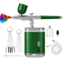 1pc Airbrush Kit 1200mah Airbrush Set With Compressor Portable Airbrush Set For Makeup Cake Decoration Model Painting Nail Art Barber
