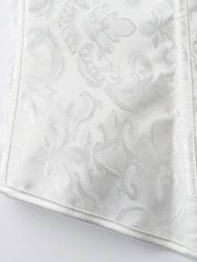 Women's Plus Size Body Shaping Tops, Women's Corsets, Halloween Dresses, Christmas Costumes, Holiday Parties - White - View 6