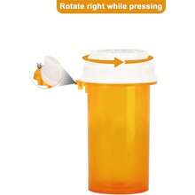 5pcs/10pcs Pill Bottles, 45ml Pill Boxes, Portable Home & Travel Pill/Capsule Organizer Containers