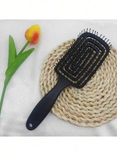 1/2 st. stylingkam för revbensspjäll, hårkuddskam med hög skalle, fluffig myggspiral, stor böjd kam, ihålig luftkuddemassagekam, drar inte i håret, halvmåneformad design, masserar hårbotten på djupet och på djupet. Det kan finnas färgskillnad mellan bilden och den faktiska produkten, se den mottagna produkten för mer information.