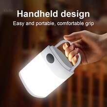 Schlafzimmer LED Nachtlicht, Augenschutz 3-Stufen einstellbare Fernbedienung, USB Aufladung Touch Schalter mit Zeitanzeige, Nachttischlampe, Leselampe für Studentenwohnheim, Outdoor Camping und Angeln Lampe