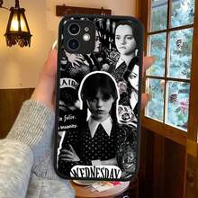 Hot Movie Classic W-Wednesdayes Phone Case Covercompatible with  14 X XR XS 7 8 Plus 11 12 13 Pro MAX 13mini Matte Shockproof Case-Covercompatible with  17 Hülle, 17 pro Hülle, 17 promax Hülle