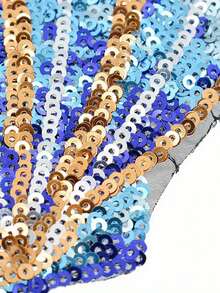 Embroidered Sequin Star Shell Animal Patch, Clothing Accessories, Bags, Hats, Jewelry