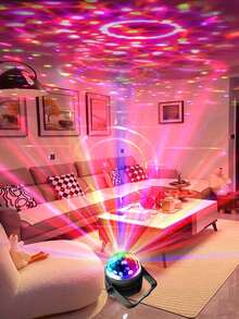 USB Powered Disco Ball Light - Multifunctional Indoor/Outdoor Crystal Magic Ball Projector, Suitable For Party, Karaoke, Car And Birthday Decoration, No Laser - Colored Light - View 3