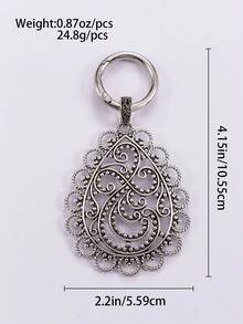 1 pieza Colgante/Llavero de estilo gótico Y2K casual y de moda 2 en 1, con múltiples estilos con corazón, ángel, flor y árbol para uso diario. Sirve como decoración de bolso, cordón con soporte para identificación y accesorio de coche, también es un regalo exquisito para familiares, amigos, novia en Navidad, cumpleaños y festivales (incluye cordón para collar).