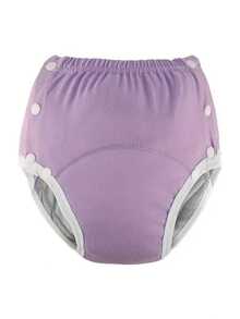 1 pieza de pañal de tela para adultos lavable, a prueba de fugas, ajustable que contiene el pañal sin pañal adicional, adecuado para mujeres embarazadas después del parto, disponible para uso diurno y nocturno, adecuado tanto para hombres como para mujeres, con un estilo de moda - Multicolor - Ver 19