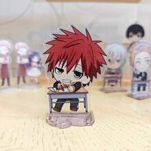 La flor fragante florece con dignidad Figura de personaje de anime en pose sentada en el escritorio de la escuela, de 10 cm de acrílico, coleccionable lindo, tema de panadería, decoración de aula, regalo perfecto para fans del anime