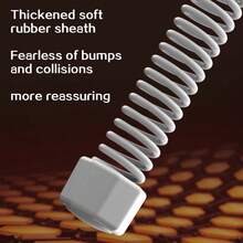 1 szt. cicha bezprzewodowa lina treningowa, grube liny do ćwiczeń w biurze, bezprzewodowa lina bojowa, pas oporowy, fitness, męski sprzęt do ćwiczeń siłowych ramion, wielofunkcyjna elastyczna lina do użytku domowego, unisex, sprzęt do ćwiczeń domowych; 1/2 szt., bezprzewodowa, do ćwiczeń całego ciała; wielofunkcyjna lina bojowa, system treningowy.