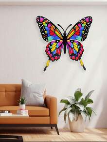 Colorful Butterfly Metal Wall Art - Perfect Gift For Garden Decor, Ideal For Mother's Day, Thanksgiving & Christmas