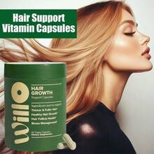 URO O Positiv Willo Hair Growth Support For Women Supports Thicker Fuller Hair 60cap - 1 - Xem 3