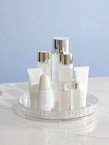 3-Tier Rotating Makeup Organizer, Multi-Layer Tabletop Storage Box, Cosmetic Display Rack, Bottle Holder, Desktop Organizer, Home Decor, Gift, Optional 3-Tier/2-Tier/1-Tier - Multicolor - View 7