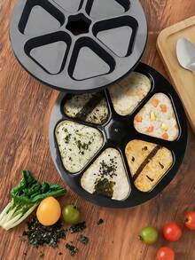 1pc Sushi Mold Onigiri Mold -Rice Ball Bag, Rice Ball Mold Triangle Rice Ball Bento Rice Ball Maker Japanese Sushi Mold 6 Piece Triangle Sushi Mold Restaurant Making Desk Ready To Make Manual Food Processing Tool,Perfect DIY Rice Ball Dessert, Perfect Gift For Home Cooking Enthusiasts - Multicolor - View 11