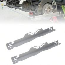 2pcs Wheel Alignment Tool Plate Steel, Suitable For Vehicle Models: Portable Tools For Cars, Trucks, SUVs, And Vehicles - Silver - View 6