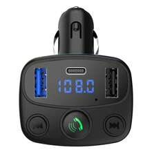 Bluetooth FM Transmitter Receiver Charger USB Micro SD Car With Remote Control M47 - Black - View 2