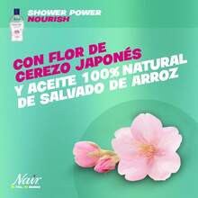 Crema Depiladora Shower Power de 368 gr con Flor de Cerezo Japoné - Ideal para Piernas y Cuerpo - Multicolor - Ver 5