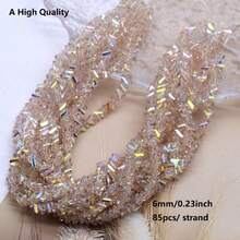 AAA High Quality 6mm Faceted Triangle Glass Beads Loose Spacer Glass Beads For Jewelry Making Bracelet Necklace DIY - 6mm Triangular Beads - View 28