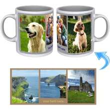 11oz Personalized Photos Coffee Mug, Custom Cup With Pictures, Names, Text, Suitable For Drinking All Seasons, Ceramic, Gifts For Boyfriend, Girlfriend, Best Friend - 3 Images - View 2
