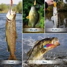 Calendrier de l'Avent de Noël, kit de pêche, appâts de pêche per adulti, cofanetto cadeau de pêche sorpresa, cadeau esclusivo per gli amatori della pesca - Blu - Visualizzare 9