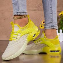 Comfortable,Casual,Commuter,Mothers Day Gifts ,Holiday,Halloween,Christmas,Personalized,Halloween Women's Fashion,Fallfreshnes,Women's Sneakers - Available In Three Colors: Bright Pink, White And Bright Orange. Women's Casual Shoes, Lightweight Blade Sole, Breathable Knit, Lace-Up Rebound Cushioning, Suitable For Walking And Tennis, Sports Style2025 Autumn New Arrivals Women's Lightweight Stylish Sneakers - Low-Top  Sole For All-Day Wear, Casual Sneakers |   Low-Top Sneakers |   Lace-Up Closure, Comfortable, Non-Slip, Lace-Up Casual Sneakers With Cushioned Insoles, White Stripe Design (These Shoes Are Perfect For Swapping With Friends At The Start Of The New School Year. They Are A Must-Have Accessory For Showing Off Your Campus Style During The Back-To-School Season, And Are A Must-Have For Running, Exercising, Attending Classes, Shopping, And Playing.) . They Are A Must-Have Item For Halloween Costume Outfits And Also Very Suitable For Wearing With Clothes In The Autumn Season.