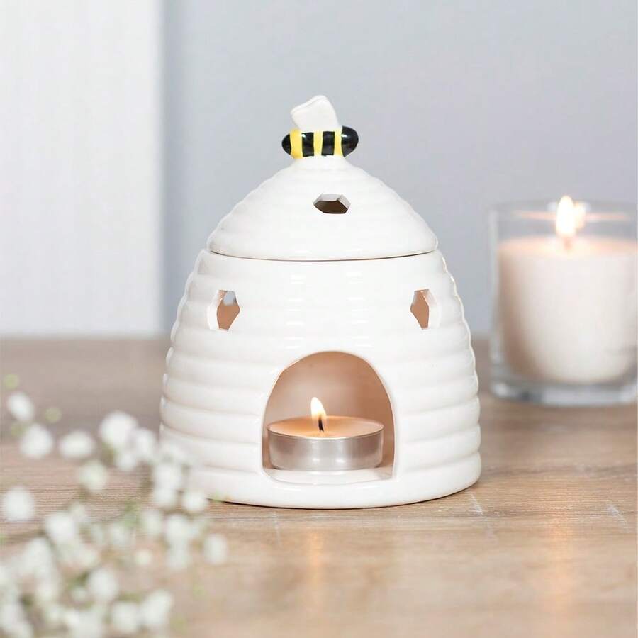 Something Different Beehive Oil Burner (White) - 100% Mixed - (SD3531) - White - View 1