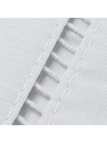 400 Thread Count Bedding Set With Elastic Hotel Standard Ponto Palito All Sizes Bedroom Soft Touch - trắng - Xem 3
