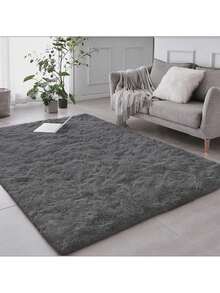 Luxury Soft Shaggy Living Room Rug 2.00 X 1.50 High Standard Bedroom Office - 灰色 - 查看 1
