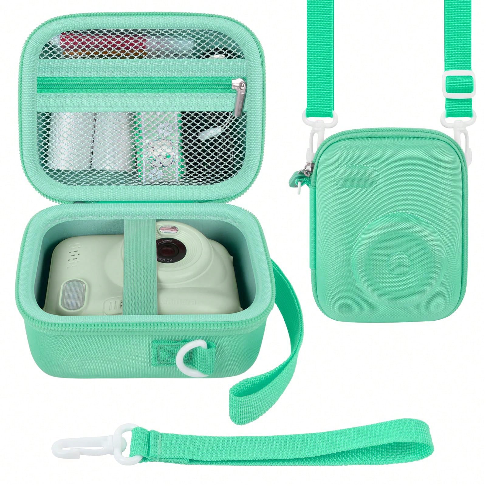 Instant Print Camera Case Compatible With Gofunly Camera, Digital Camera Bag For Esoxoffore/ For LETSHAHA/ For JPVERLY/ For Hangrui, Storage For Printer Paper And 32GB SD Card- Box Only Cable Organizer Electronic Organizer Storage Bag Waterproof Portable For Travel For Tech For Women For Men Digital Camera Case Charger Bag Charger Case Waterproof Bag Travel Essentials