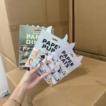 DIY Origami Animal Paper Craft - Foldable Cat, Dog, Dinosaur Desktop Decor, Suitable For Office Party Gifts, Christmas Decorations, Cat Lover Gifts, Holiday Gifts, Decorations, Fun Desktop Decor, Handmade Style, Stacked Cats, Decorations, Office Workers, Party Planners - Multicolor - View 8