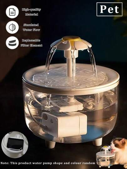 Recirculating Filter Water Dispenser 50.72 Oz Auto Filter Mute Cat Drinker Bowl USB Powered Automatic Cat & Dog Drinking Dispenser No Battery Required Observe Water Level Indoor Pet Accessory Pet Item Pet Supplies Cat Necessities Cat Accessories Cat Stuff Dog Things Puppy Keep Birthday Puppy Keep Game Dog Stuff Dog Accessories For Dogs Cats Multiple Pets White