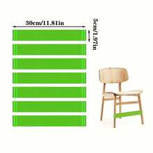 1/4/8/12Pcs Chair Bands For Fidgety Feet – Durable Elastic Classroom & Office Foot Bands, ADHD Focus Tools For Teens And Adults, Sensory Fidget Aid, Flexible Seating Bands For Chairs, Stress Relief And Concentration Support - Green - View 9