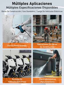 EXTENSION 3 ENCHUFE 3M/5M/7M/15M DE USO RUDO PARA EXTERIOR HOGAR - 5M - Ver 11