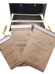 20Pcs Nail Sterilizer Manicure Bag Nail Art Tools Dry Heat Disposable Sterilization Disinfection Machine Kraft Bags Accessories,Nail Supplies,Nail Tools,Nail Art Tools,Back To School,Nails,Nail Tools For Press On Nails