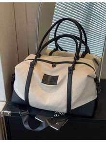 Casual Versatile Large Capacity Men's Tote Bag Travel Bags - Multicolor - View 1