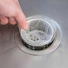 300 Pcs/100 Pcs Mesh Sink Filter Bags,Suitable For Kitchen Sink Garbage Filters, Vegetable Washing Pools, Dish Washing Pools, Household Disposable Drain Racks, Drain Nets, Etc. Disposable Sink Filters, Vegetable Basins, Pool Cleaning, Anti-Leakage Nets, Pocket Nets, Ground Leakage Nets. - Multicolor - View 8