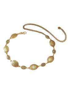 1 Stück modische Schmetterling-Stil Hüftkette, geeignet für Reisen, Essen, Partys, zum Kombinieren mit Pullovern, Jeans, Röcken, Hüftkette aus Zinklegierung mit Schleife, Boho-Stil, ganzjährig