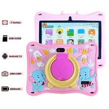 4GB RAM + 64GB ROM / Tableta de 7 pulgadas / Procesador Quad-Core 1.3GHz / Android 13 / Pantalla IPS HD 1280x800 / Cámara 2MP+5MP / Batería 4000mAh / WiFi, Control Parental, Educación, Juegos / Plástico ABS + Silicona, Tableta Educativa (Incluye: Caja de Empaque, Cable de Datos, Manual, OTG, Aguja para Tarjeta SIM)
