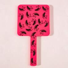 1 pieza Espejo de maquillaje con diseño floral lindo, espejo de mano portátil para maquillaje, regalo de cumpleaños ideal para familiares y amigas, adecuado para parientes, amigos, colegas, novias, padres, maquillaje, económico, decoración de habitación, tocador, viaje, dormitorio, accesorios de maquillaje, espejo, espejo de maquillaje, mini espejo, espejo pequeño, espejo de mano