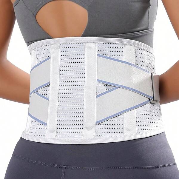 Pas podtrzymujący plecy - pas lędźwiowy na ból pleców, rwę kulszową, skoliozę, przepuklinę dysku. Regulowane paski podtrzymujące - pas podtrzymujący dolną część pleców dla mężczyzn i kobiet.