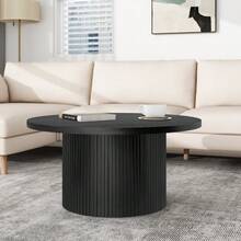 Solid Wood Round Coffee Table