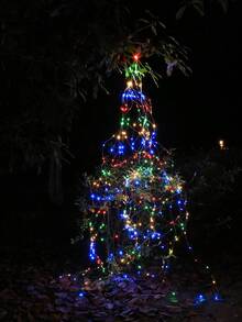 1pc 400 LED 8 Function 2.8m USB Powered Tail Lights String, Vine Lights, Waterfall Lights, Indoor/Outdoor Lighting, Atmosphere Lights, Yard Decor Lights