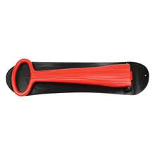 3-Pack HDPE Snow Scooters With Triple Track Base, 176LB Capacity & -22°F Cold Resistance, Foldable Ski Sleds For Kids 5+ - Red - View 5