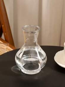 1/4/6 piezas Jarrones modernos pequeños y transparentes, adecuados para la decoración de mesas de boda y restaurantes, macetas de plástico para escritorio y alféizar del hogar, a prueba de roturas y duraderos, diseño minimalista, estilo moderno, jarrones ligeros, jarrones multiusos para propietarios de restaurantes y decoradores