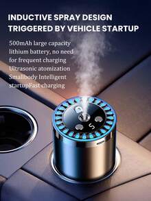 1 件黑色多功能车载香薰机,USB 家用香薰机,5 种灯光效果,带投影星光灯,5 种工作模式,数字显示,可充电,6 种香薰精油可供选择,适用于汽车、办公室、卧室、酒店、宠物房,配备精油(可选:1/2/3 瓶精油 + 1 个香薰机)不同套装。 - 黑色 - 查看 4