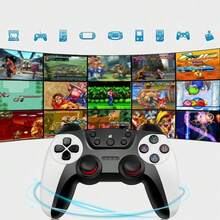 2025 Neue verbesserte Retro-Spielkonsole Pro, Videospielkonsolen mit , über 30.000 integrierten Spielen und 23 Emulatoren, Plug-and-Play-Videospielkonsolen mit verbesserten dualen 2,4-GHz-Funkcontrollern (64 GB) - Schwarz und Weiss - Übersicht 4