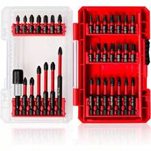 35Pcs Screwdriver Bits Set S2 Steel Screwdriver Impact Kit With A Storage Case, Used Power Screwdrivers And Drill Drivers - 35件組螺絲起子頭 - 查看 2