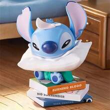 史迪奇抱枕大战系列盲盒，可爱毛绒娃娃桌面摆件，动漫手办模型，生日礼物（随机发货，1个） - 彩色 - 查看 8