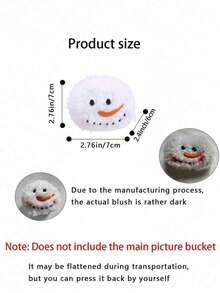 10pcs/5pcs - Christmas Snowball Christmas Snowball Fight Is Used In Snowball Fight Games And Holiday Decorations,Suitable For Winter, Christmas, Indoor Fun Activities Christmas Party Decorations,(Does Not Include The Main Picture Bucket) Christmas Decorations Home Christmas Gifts Christmas Decor